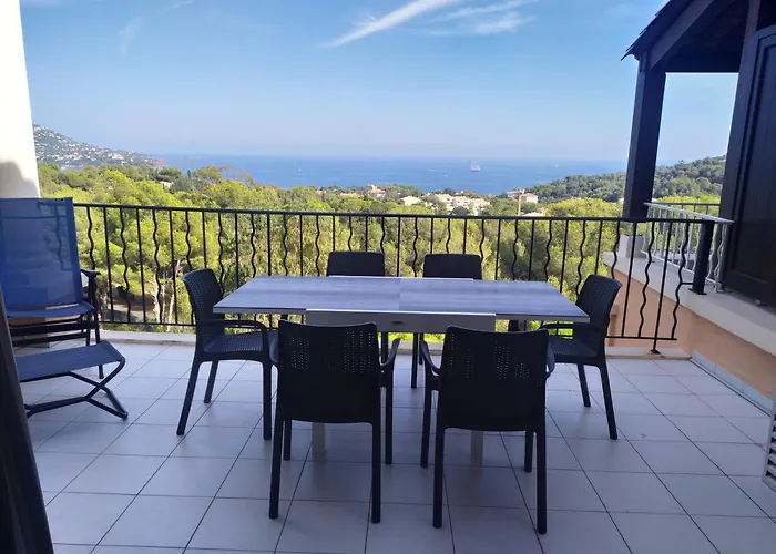 Cap Esterel 6 Pers Vue Classé 3 Etoiles Apartamento Saint-Raphaël